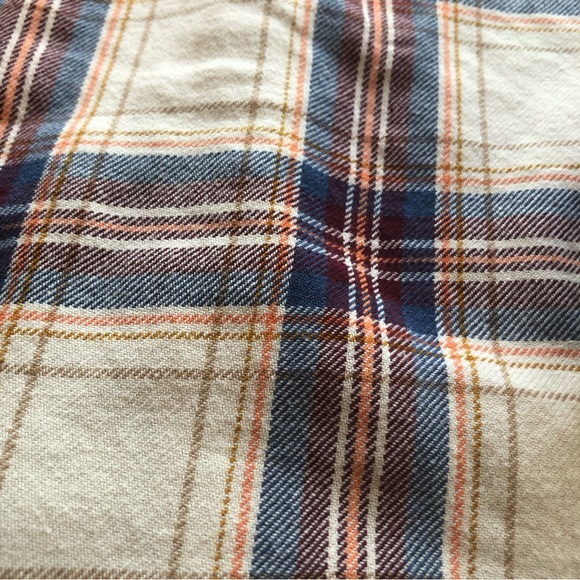 Vans Off The Wall Men’s Size L Tan/Brown Plaid Shirt Long Sleeves Button Down … - Picture 10 of 16